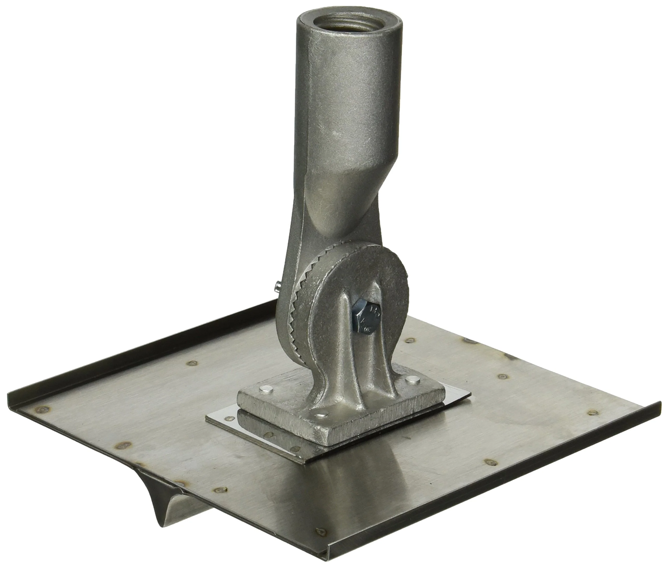 Kraft Tools CC027 8" x 8" Stainless Steel Walking Seamer/Groover 3/4"R with Threaded Handle Socket