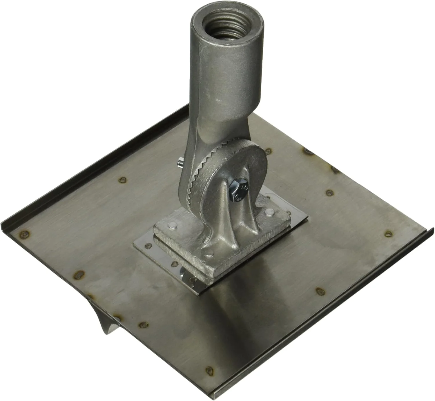 Kraft Tools CC027 8" x 8" Stainless Steel Walking Seamer/Groover 3/4"R with Threaded Handle Socket - Image 3