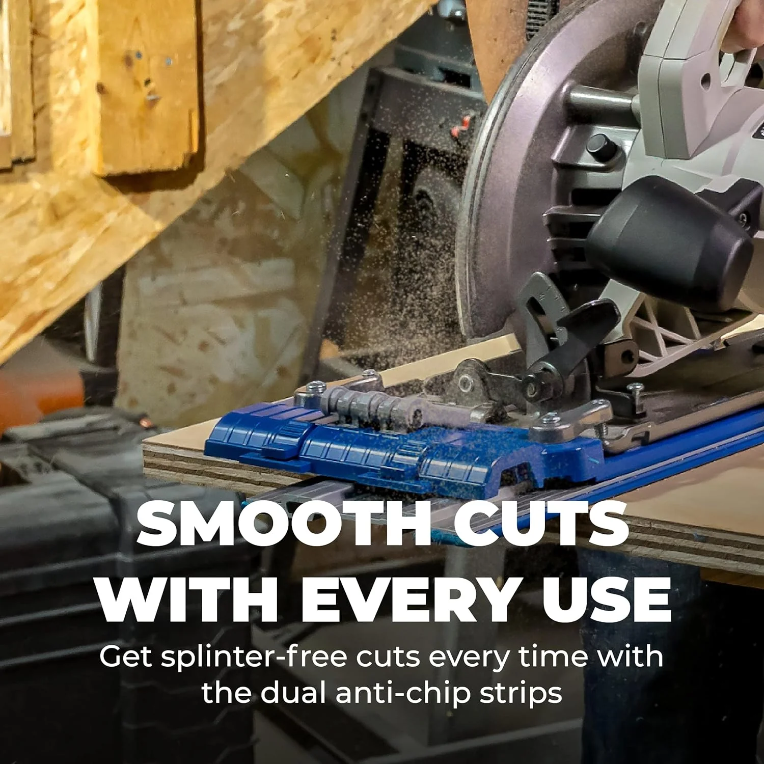 Kreg KMA3700 Accu-Cut XL - Universal Track Saw Guide System - Make Straight, Cross, Rip & Angled Cuts Easily - Image 6