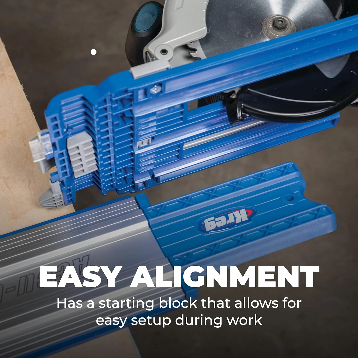 Kreg KMA3700 Accu-Cut XL - Universal Track Saw Guide System - Make Straight, Cross, Rip & Angled Cuts Easily - Image 8