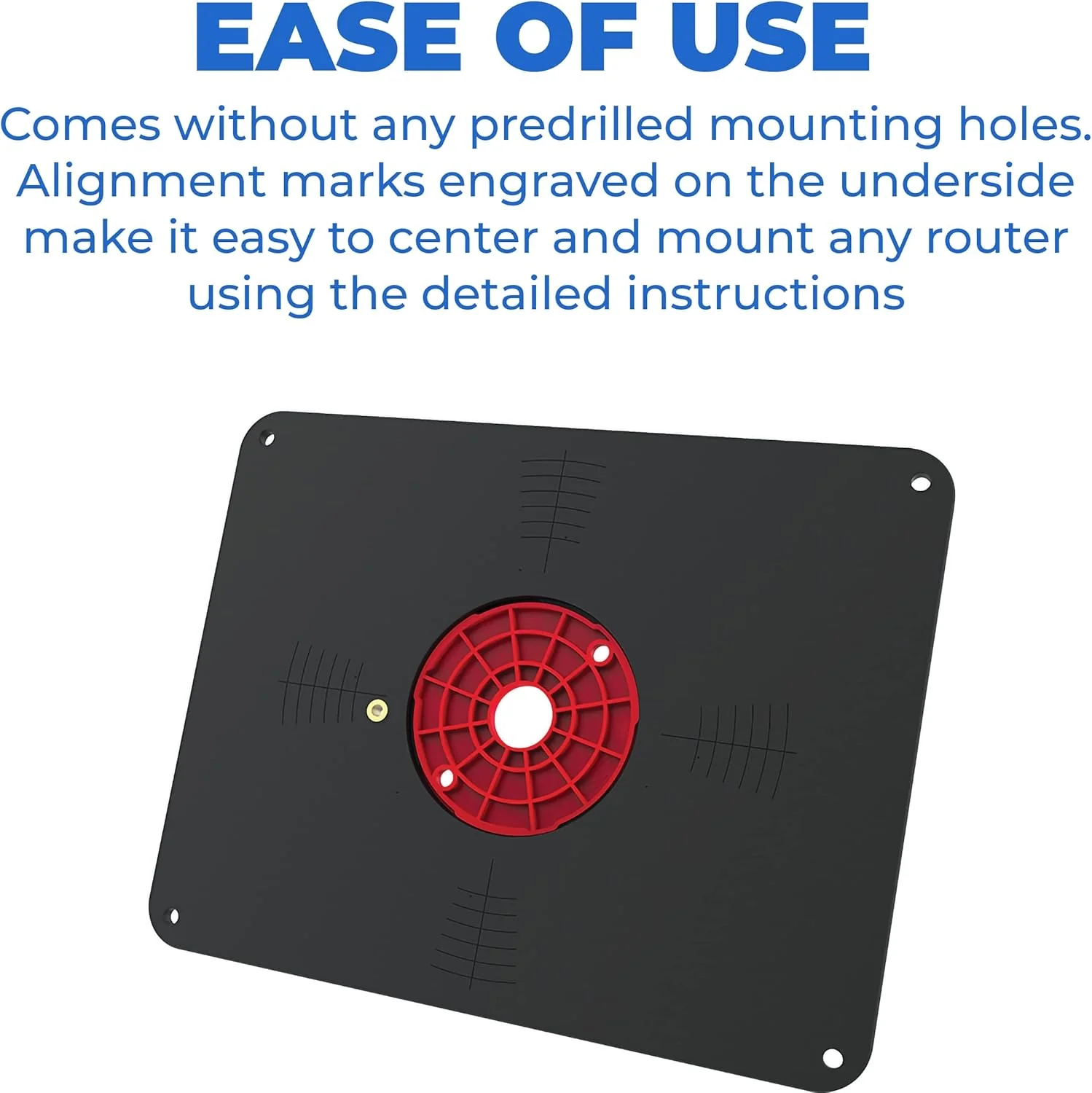 Kreg PRS4038 Precision Router Table Insert Plate, Undrilled - Image 4
