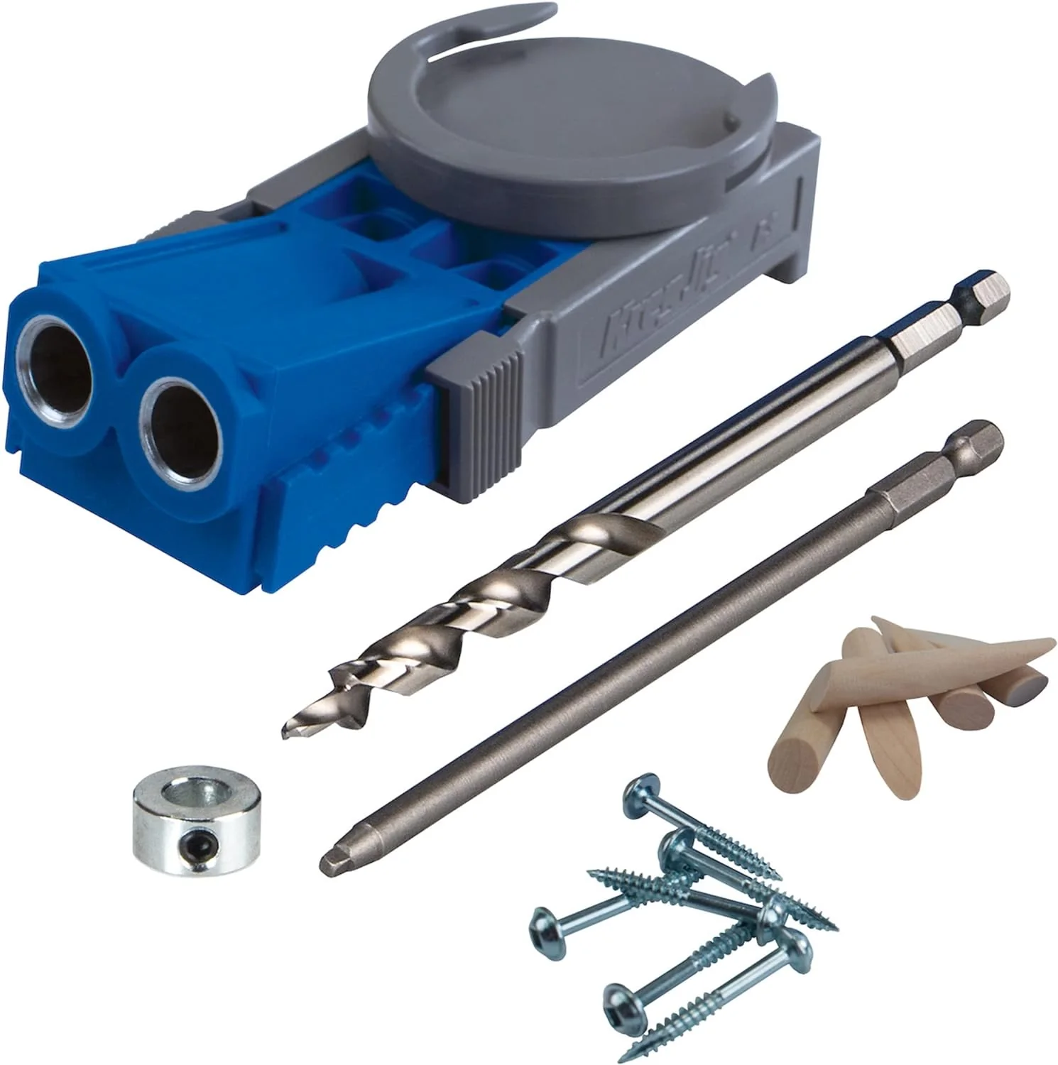 Kreg R3 Jr. Pocket-Hole Jig System - Portable Kreg Pocket-Hole Jig - Easy Clamping & Adjusting - Includes Positioning Sliders - For Materials 1/2" to 1 1/2" Thick - Image 2