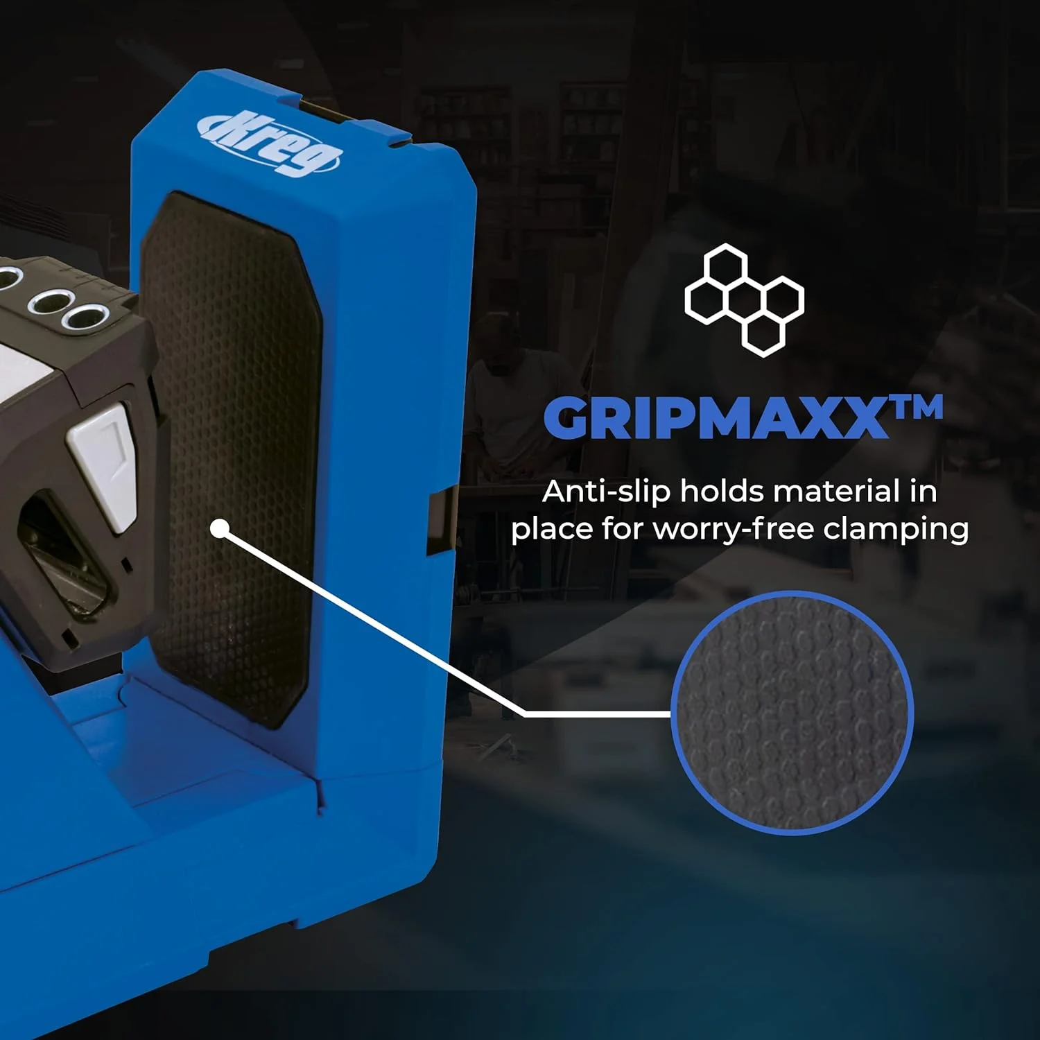 Kreg Tool KPHJ720PRO Pocket-Hole Jig 720PRO - Easy Clamping & Adjusting - Includes Durable Kreg Pocket-Hole Screws - For Materials 1/2" to 1 1/2" Thick - Image 6