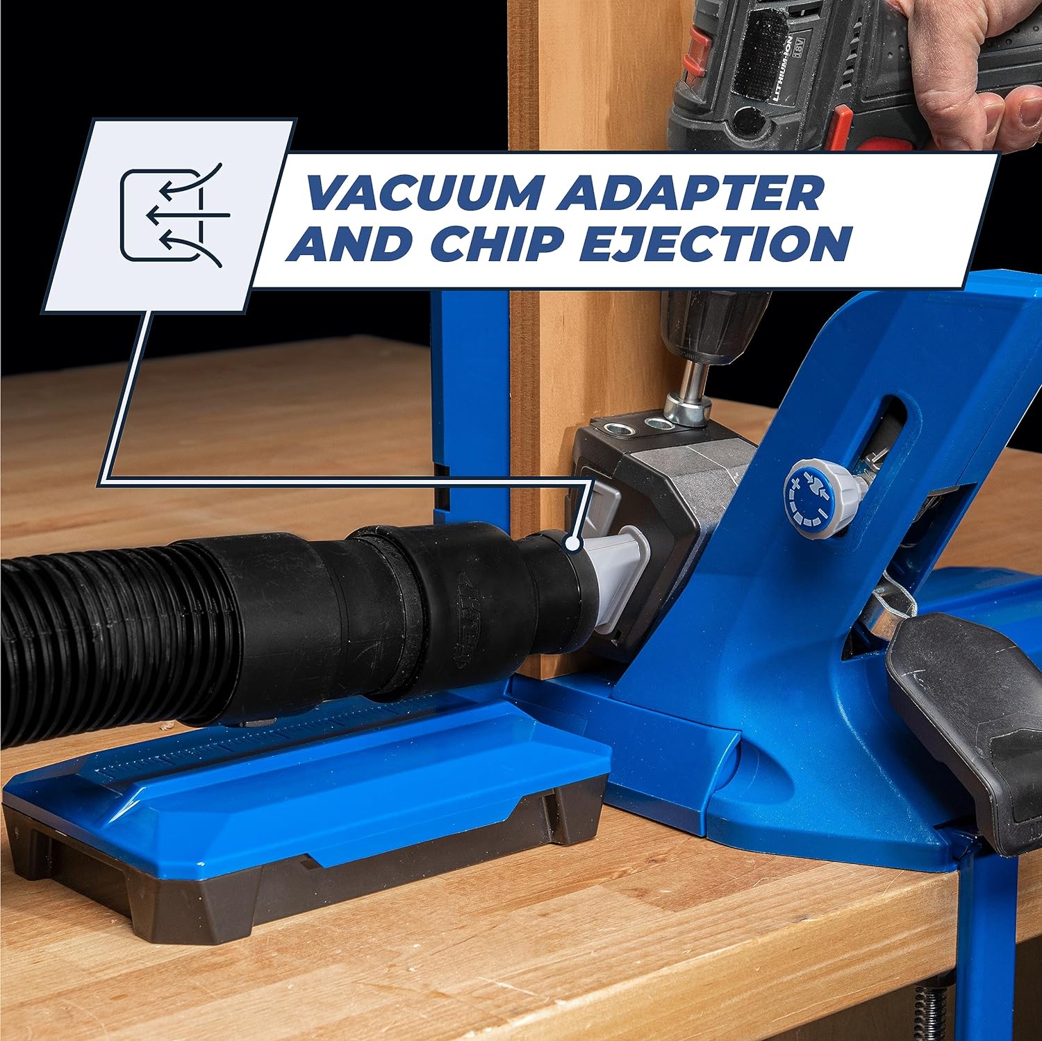 Kreg Tool KPHJ720PRO Pocket-Hole Jig 720PRO - Easy Clamping & Adjusting - Includes Durable Kreg Pocket-Hole Screws - For Materials 1/2" to 1 1/2" Thick - Image 8