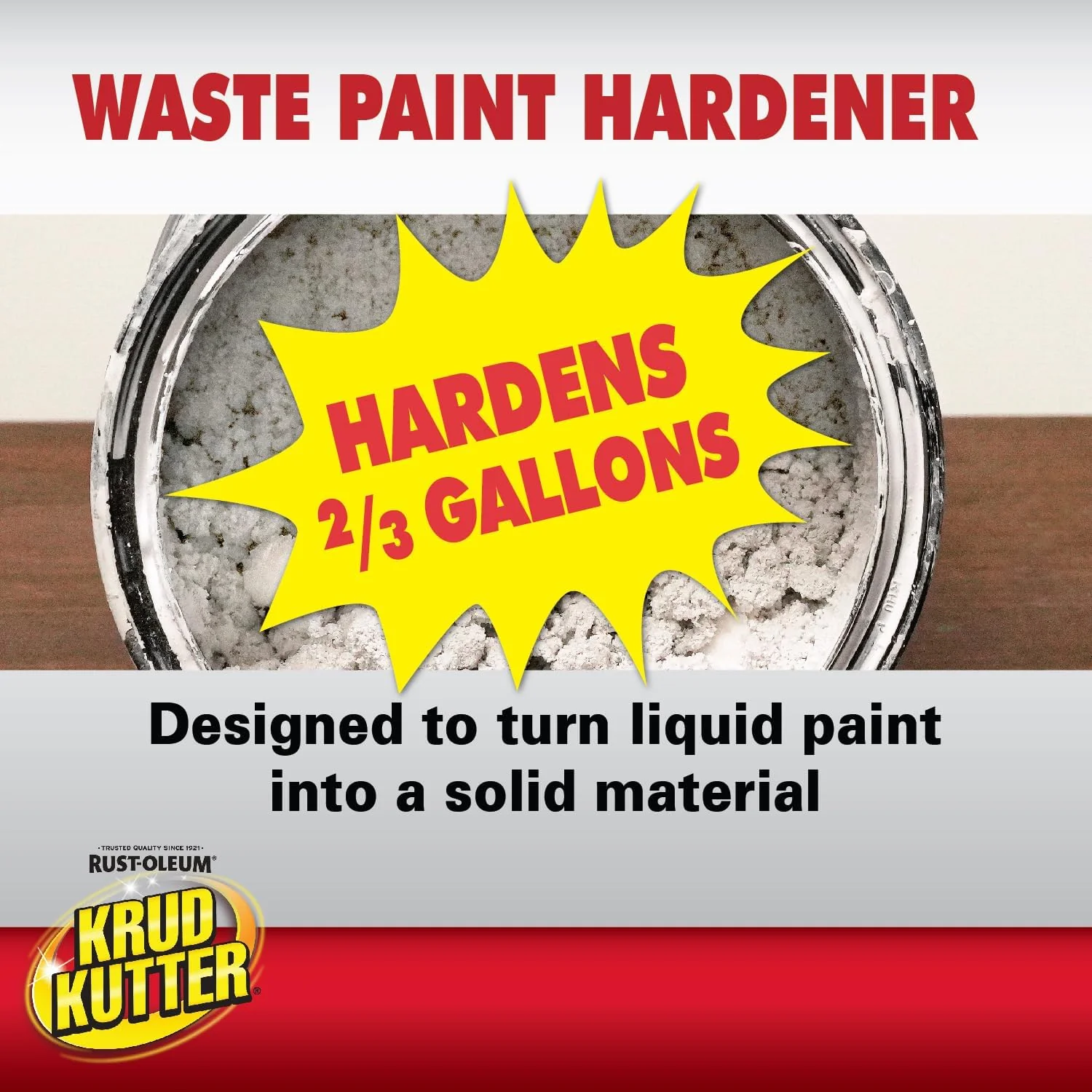 Krud Kutter PH3512-12PK Waste Paint Hardener Crystals, 3.5 oz, Cream, 12 Pack - Image 5