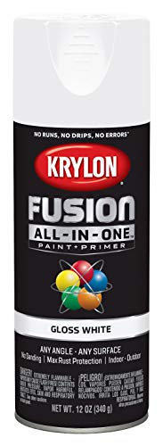 Krylon 12 oz K02727007 White Fusion All-In-One Paint & Primer Spray Paint, Gloss - Image 3