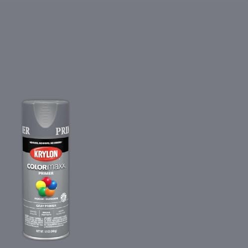Krylon 12 oz K05582007 Gray COLORmaxx Paint & Primer Spray Paint, Primer - Image 2