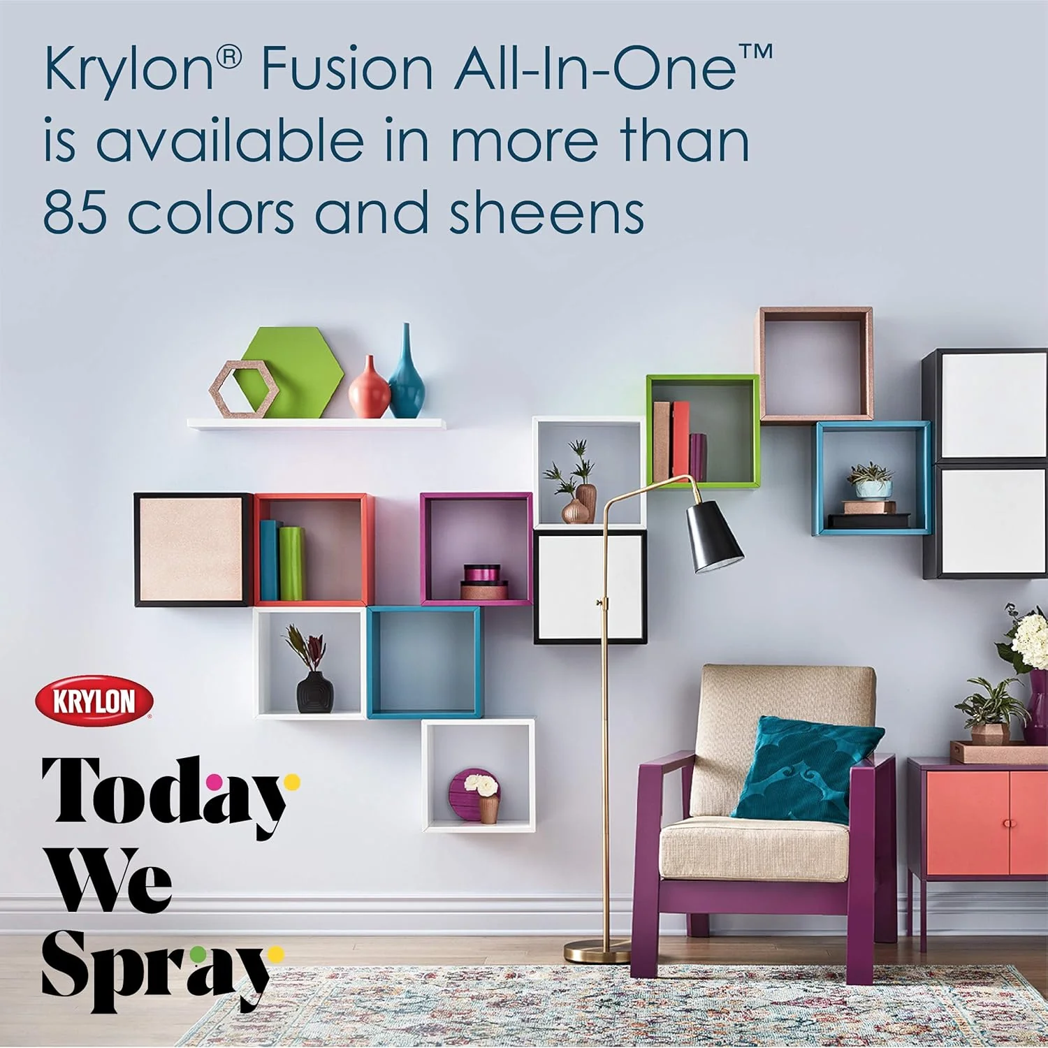 Krylon Fusion All-In-One Adhesive Hammered Finish Spray Paint for Indoor/Outdoor Use, 12 oz, Brown (Pack of 1) - Image 9