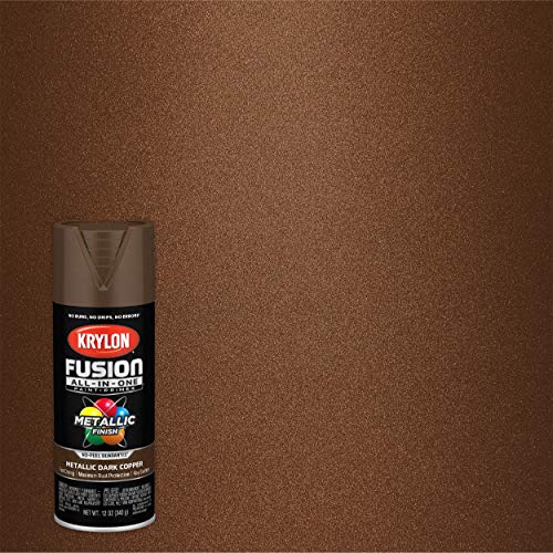Krylon Fusion All-In-One Adhesive Spray Paint for Indoor/Outdoor Use, 12 oz, Dark Cooper - Image 2