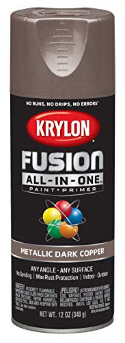 Krylon Fusion All-In-One Adhesive Spray Paint for Indoor/Outdoor Use, 12 oz, Dark Cooper - Image 3