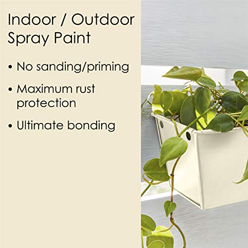 Krylon Fusion All-In-One Adhesive Spray Paint for Indoor/Outdoor Use, 12 oz, Dover White - Image 3