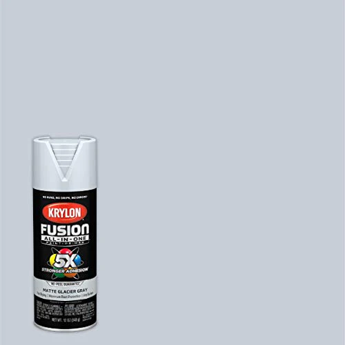 Krylon Fusion All-In-One Adhesive Spray Paint for Indoor/Outdoor Use, 12 oz, Glacier Gray - Image 3