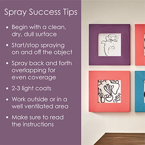 Krylon Fusion All-In-One Adhesive Spray Paint for Indoor/Outdoor Use, 12 oz, Icy Grape - Image 6