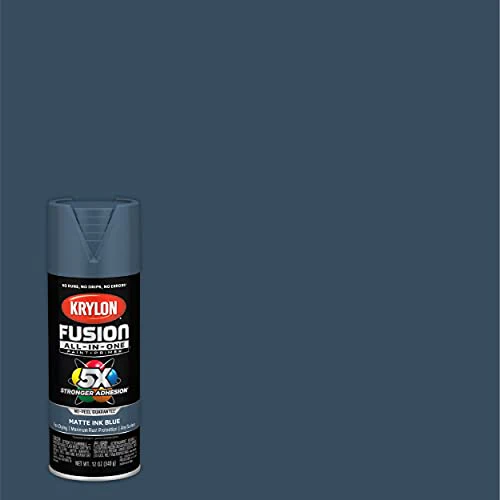 Krylon Fusion All-In-One Adhesive Spray Paint for Indoor/Outdoor Use, 12 oz, Ink Blue - Image 2