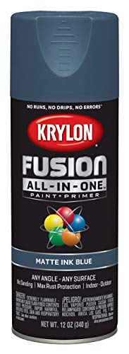 Krylon Fusion All-In-One Adhesive Spray Paint for Indoor/Outdoor Use, 12 oz, Ink Blue - Image 3