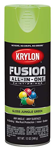 Krylon Fusion All-In-One Adhesive Spray Paint for Indoor/Outdoor Use, 12 oz, Jungle Green - Image 3