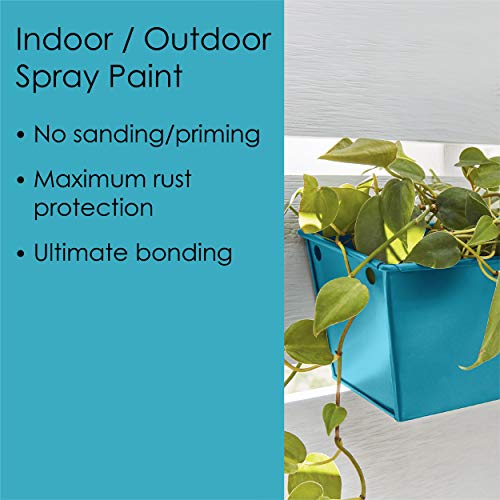 Krylon Fusion All-In-One Adhesive Spray Paint for Indoor/Outdoor Use, 12 oz, Lagoon Blue - Image 4