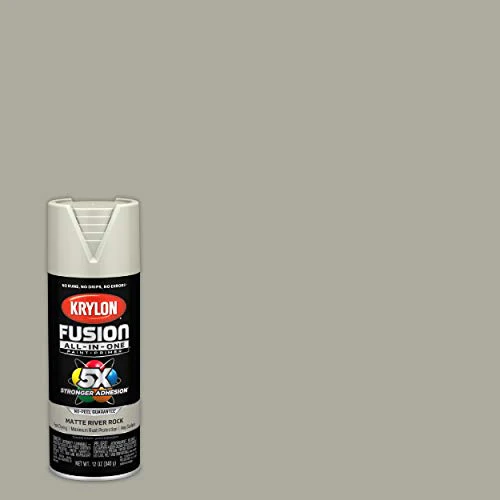 Krylon Fusion All-In-One Adhesive Spray Paint for Indoor/Outdoor Use, 12 oz, River Rock - Image 2