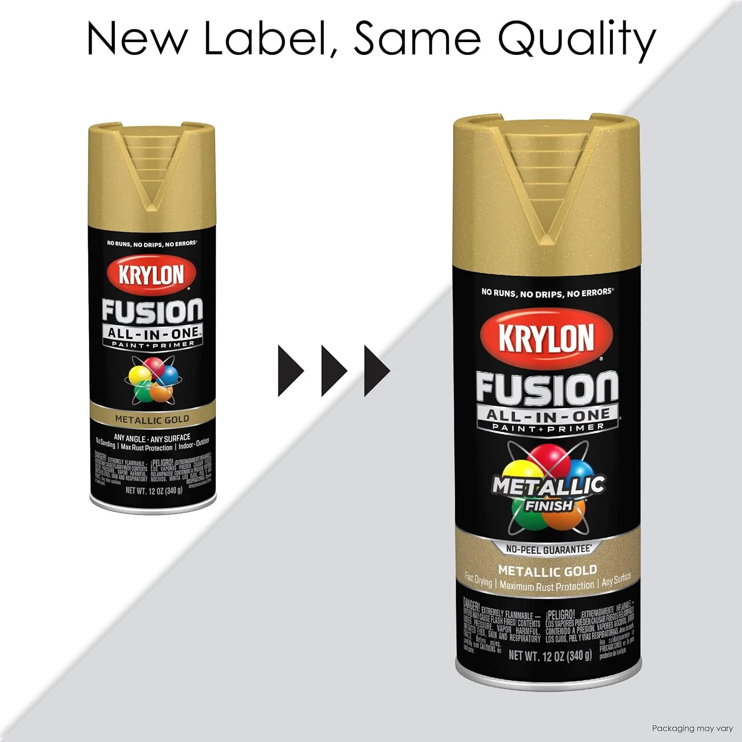Krylon Fusion All-In-One Adhesive Spray Paint for Indoor/Outdoor Use, 12 oz, Rose Gold Rose Gold 12 Ounce (Pack of 1) Metallic - Image 9