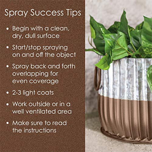 Krylon Fusion All-In-One Adhesive Spray Paint for Indoor/Outdoor Use, 12 oz, Rust - Image 6