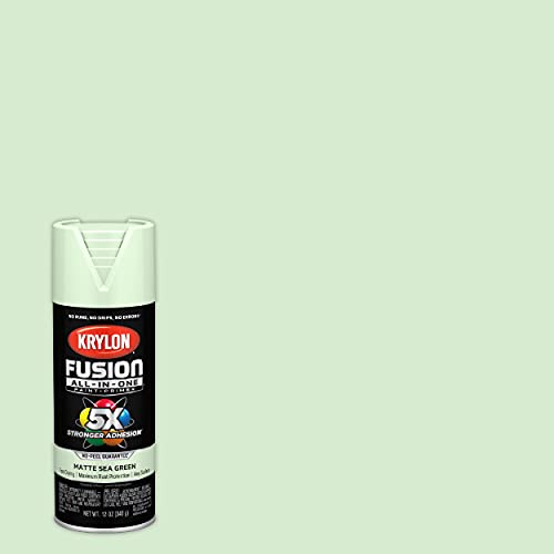 Krylon Fusion All-In-One Adhesive Spray Paint for Indoor/Outdoor Use, 12 oz, Sea Green - Image 3