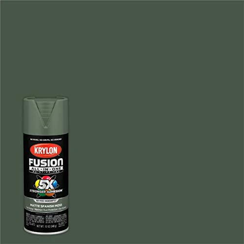 Krylon Fusion All-In-One Adhesive Spray Paint for Indoor/Outdoor Use, 12 oz, Spanish Moss - Image 3