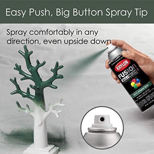 Krylon Fusion All-In-One Adhesive Spray Paint for Indoor/Outdoor Use, 12 oz, Spanish Moss - Image 5