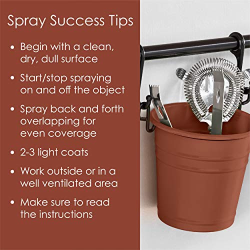 Krylon Fusion All-In-One Adhesive Spray Paint for Indoor/Outdoor Use, 12 oz, Terracotta - Image 6