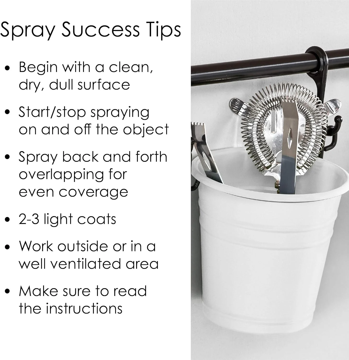 Krylon 2730 Fusion All-In-One Adhesive Spray Paint for Indoor/Outdoor Use, 12 oz, White - Image 6