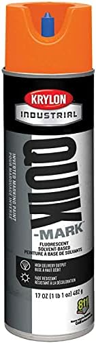 Krylon A03702007 Industrial Quik-Mark Sb Inverted Marking Paint Fluorescent Orange (Pack of 12) - Image 3