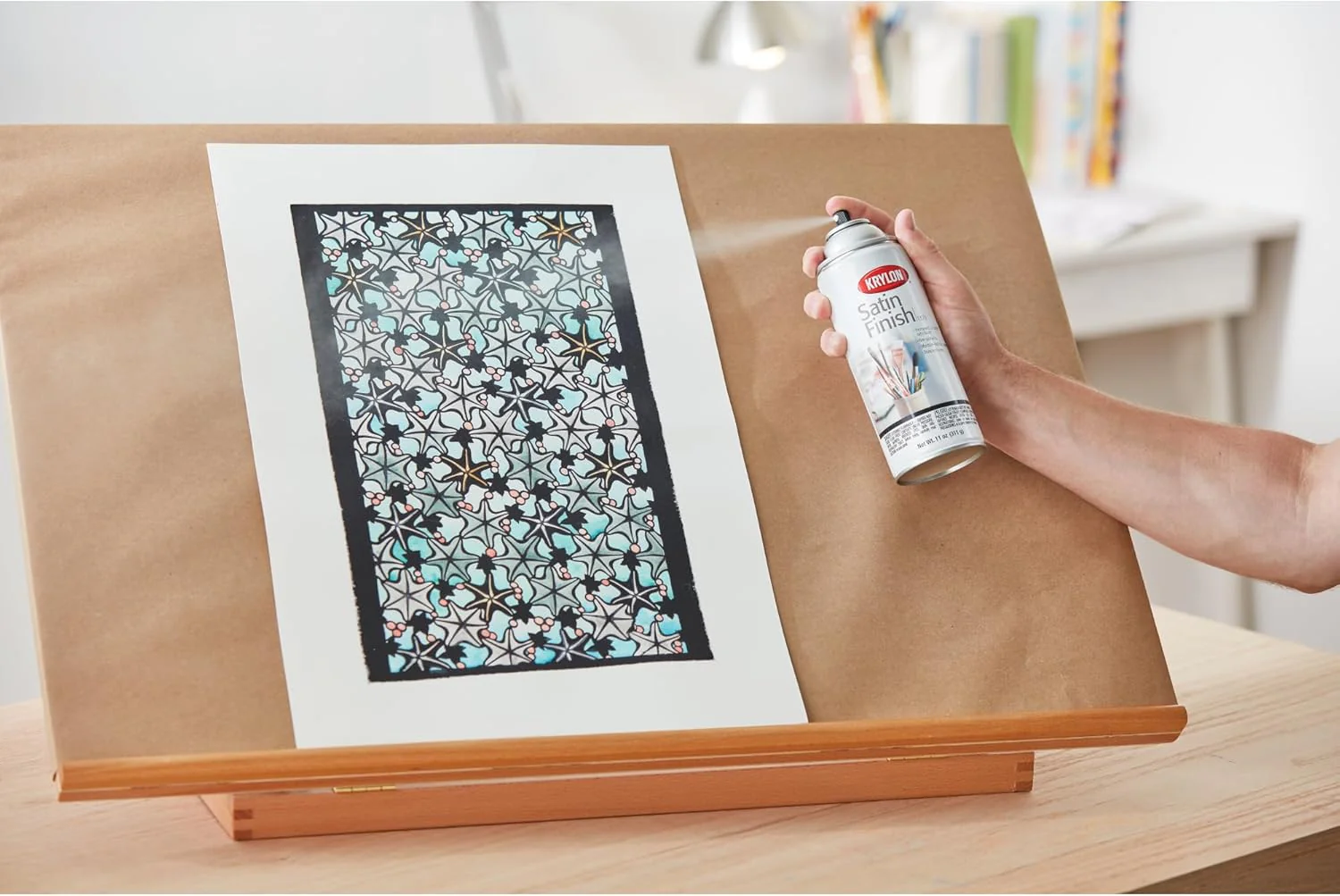 Krylon K01323000 Gallery Series Artist and Clear Coatings Aerosol, 11-Ounce, Satin Finish - Image 6