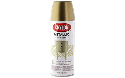 Krylon K02201007 brilliant Metallic Aerosol Paint, Golf Leaf, 11 ounce