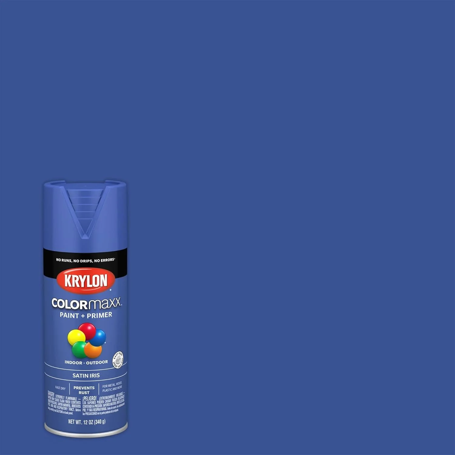Krylon K05564007 Colormaxx Spray-Paints, Iris, 12 Ounce (Pack of 1) - Image 2