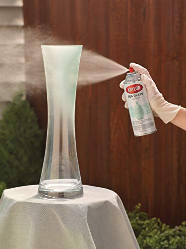 Krylon K09057007 Sea Glass Spray Paint, Aqua, 12 Ounce - Image 2
