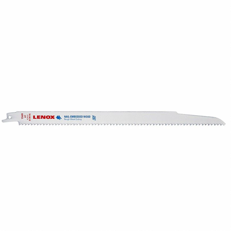 Lenox 20585156R Reciprocating Saw Blade: 6 TPI, 12" Length, 0.04" Thick, Bi-Metal (Pack of 5) - Image 3
