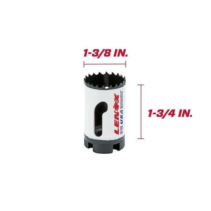 Lenox 3002222L Bi-Metal Speed Slot Hole Saw with T3 Technology, 1-3/8" - Image 3