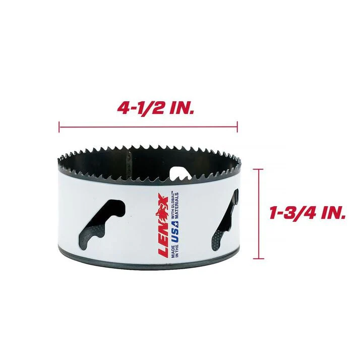 Lenox 3007272L Bi-Metal Speed Slot Hole Saw with T3 Technology, 4-1/2" - Image 3