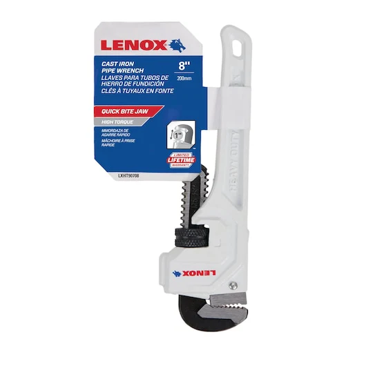 Lenox LXHT90708 Cast Iron Pipe Wrench 8" - Image 7