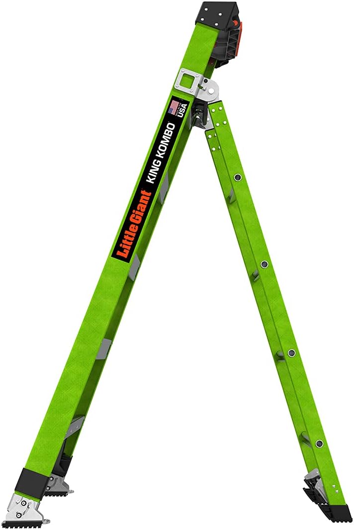 Little Giant Ladder Systems 13906-071 King Kombo 3-in-1 Ladder, 6 Ft, Green - Image 3