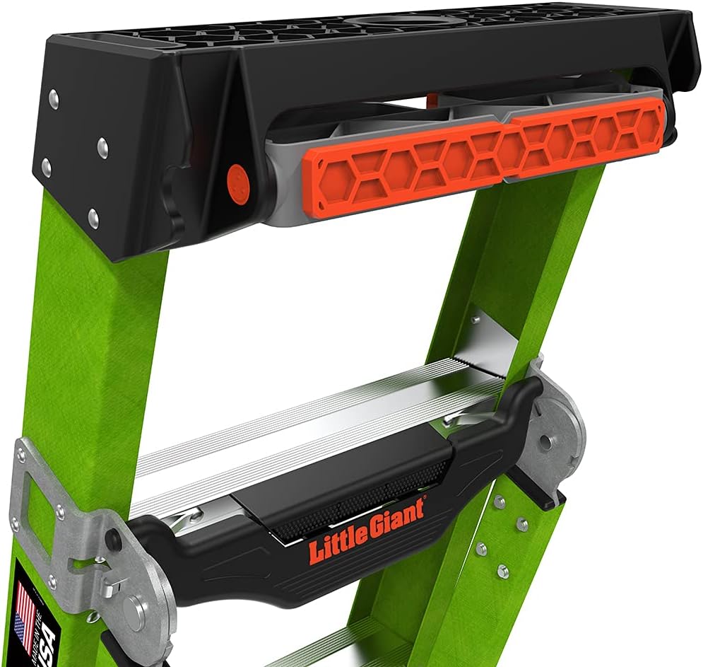 Little Giant Ladder Systems 13906-074 King Kombo 3-in-1 Ladder, 6 Ft, Green - Image 11
