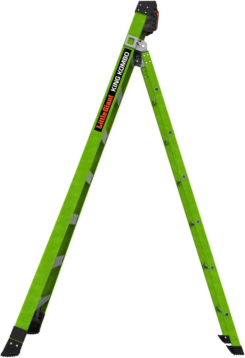 Little Giant Ladder Systems 13908-001 King Kombo 3-in-1 Ladder, 8 Ft, Green - Image 5