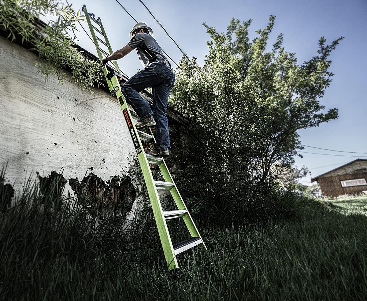 Little Giant Ladder Systems 13908-074 King Kombo 3-in-1 Ladder, 8 Ft, Green - Image 20