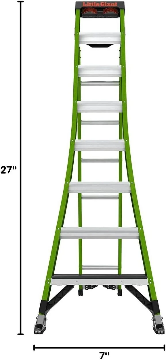 Little Giant Ladder Systems 13908-074 King Kombo 3-in-1 Ladder, 8 Ft, Green - Image 21