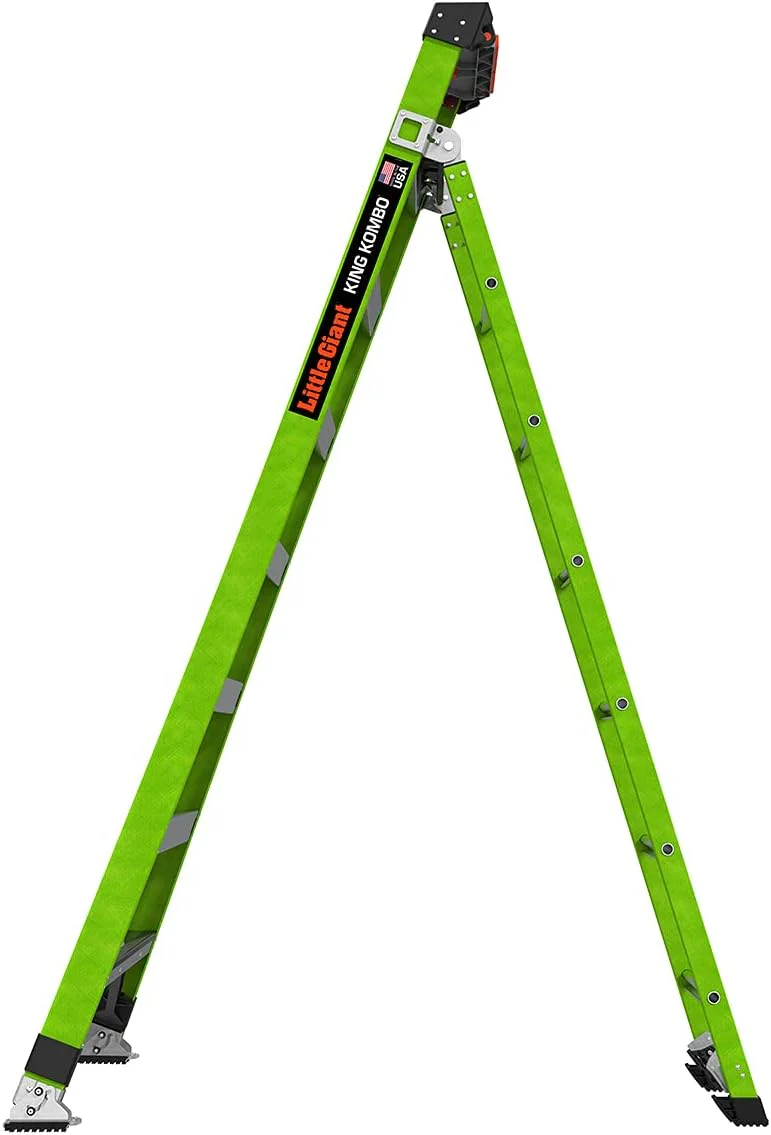 Little Giant Ladder Systems 13908-074 King Kombo 3-in-1 Ladder, 8 Ft, Green - Image 3