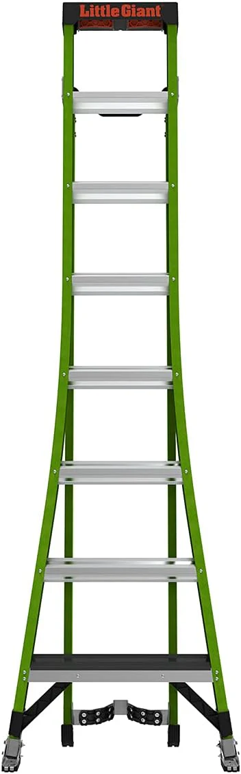Little Giant Ladder Systems 13908-074 King Kombo 3-in-1 Ladder, 8 Ft, Green - Image 7