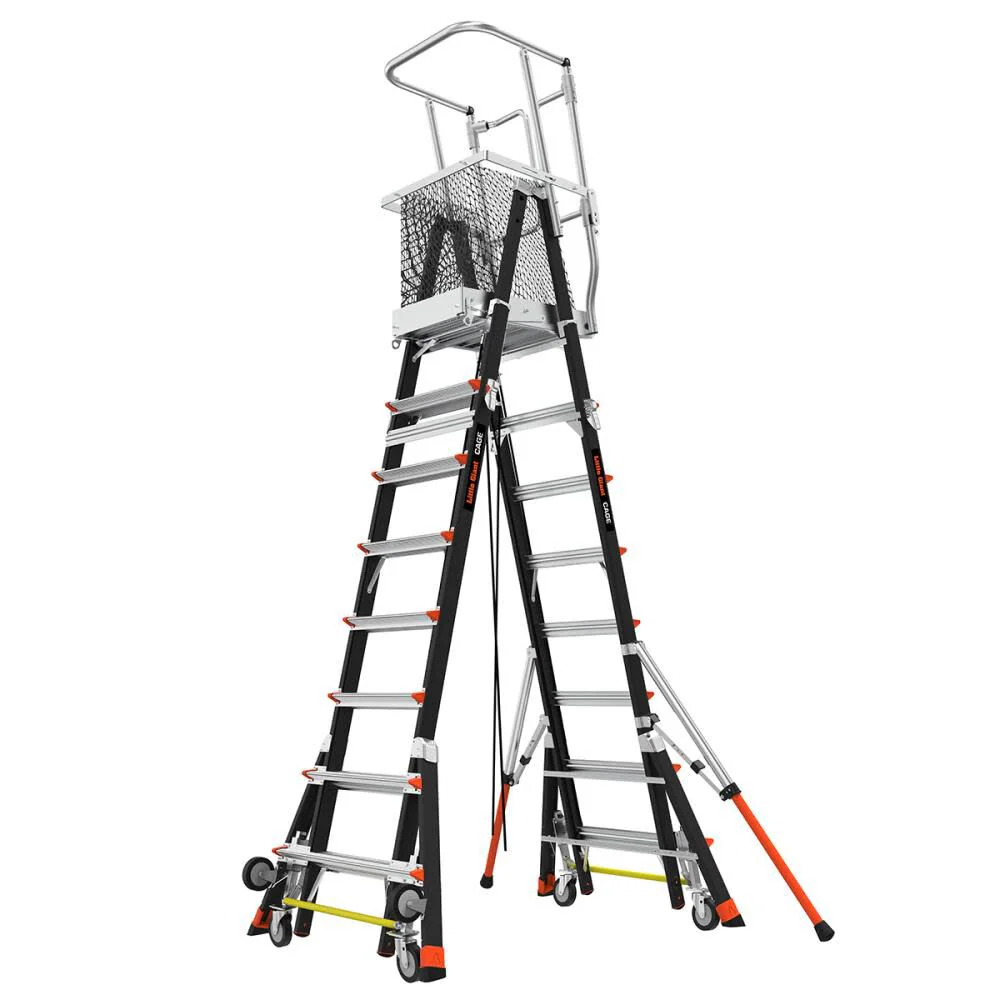 Little Giant Ladders Adjustable Safety Cage Type 1AA 8-14 Ft. - Image 3