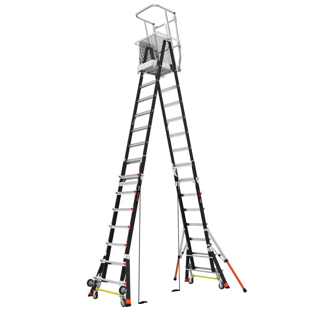 Little Giant Ladders Adjustable Safety Cage Type 1AA 8-14 Ft. - Image 4