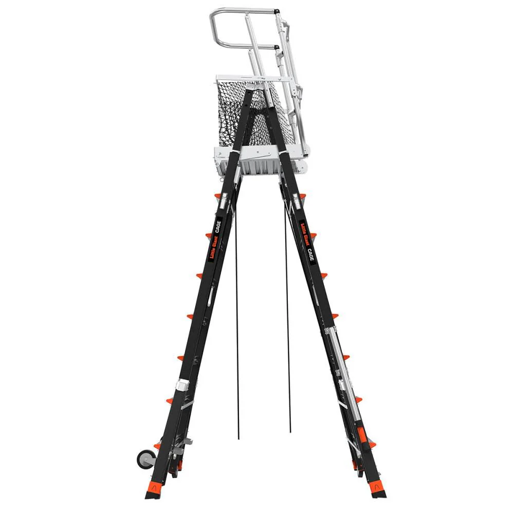 Little Giant Ladders Adjustable Safety Cage Type 1AA 8-14 Ft. - Image 5
