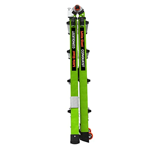 Little Giant Ladder Systems Conquest 2.0, M17, 17ft, Multi-Position Ladder, Fiberglass, Type 1A, 300 lbs Weight Rating, (17117-001) - Image 14