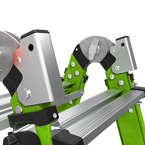 Little Giant Ladder Systems Conquest 2.0, M17, 17ft, Multi-Position Ladder, Fiberglass, Type 1A, 300 lbs Weight Rating, (17117-001) - Image 17